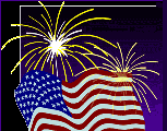 Flag & Fireworks
